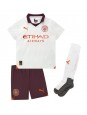 Manchester City Josko Gvardiol #24 Venkovní dres pro děti 2023-24 Krátký Rukáv (+ trenýrky)